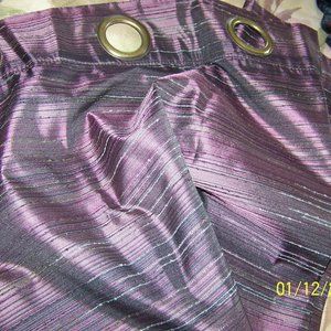 Plum curtains